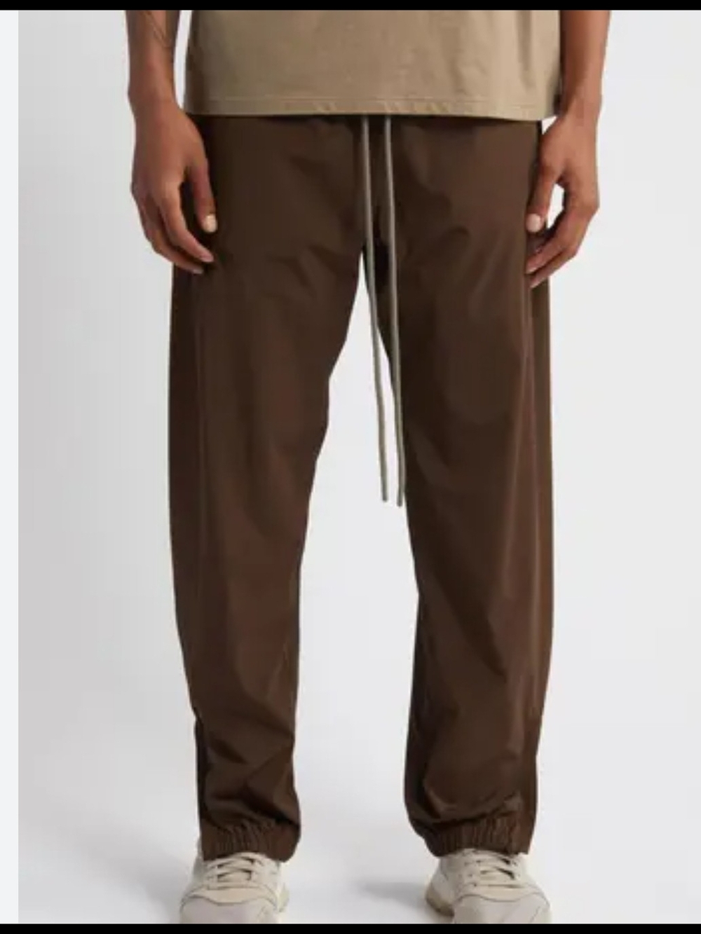 Fear of God Brown Relaxed Drawstring Joggers